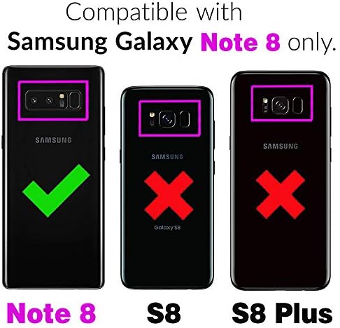 Kompatibilis a Samsung Galaxy Note 8 Tárca az Esetben Premium Vintage Bőr Flip Hitelkártya Birtokos Állni Sejt Telefon Tartozékok Fedezni Glaxay