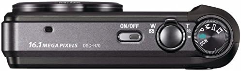 A Sony Cyber-Shot DSC-H70 16.1 MP Digitális Fényképezőgép 10x-es nagylátószögű Optikai Zoom G Lencse pedig 3.0-inch LCD (Fekete)