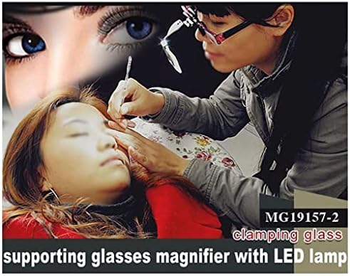 UXZDX Többcélú Világító Szemüveg Nagyító Klipet, majd Nagyító Kézi Világítás