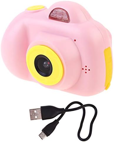 NUOBESTY Játék Kamera 1DB Gyerekek Kamera, Mini Aranyos Hordozható Digitális Gyermekek Fényképezőgép USB-Kábellel Rajzfilm Videó Felvevő
