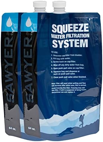 Sawyer Termékek Összeszorítható Tasak a Squeeze Vízszűrő Rendszer