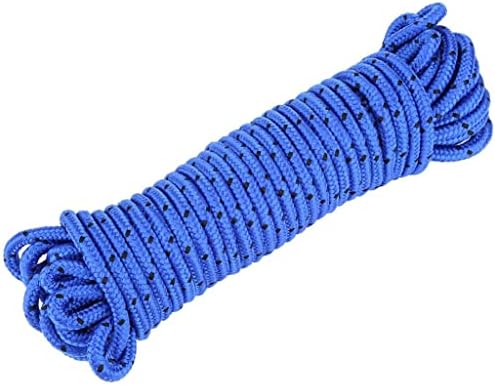 YASEZ 20M Kültéri Hegymászás Biztonsági Kötél 8 mm-es Kültéri Hűtés Clotheslinedrying Ruhát LineThick Anti-Skid Szélálló (Szín : Kék,