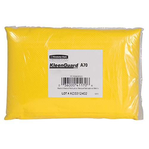 Kleenguard A70 Kémiai Spray Védelem Kötények (41234), Köteles Varratok, Nyak & Kötelékek, Automata Kész Csomag; Egy Méret, Sárga, 100