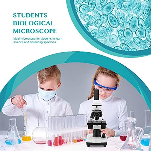 WDBBY 64X-640X Szakmai Biológiai Mikroszkóp Fel/Le VEZETETT Mikroszkóp Monokuláris a Diákok, Gyerekek, Oktatás, Diák