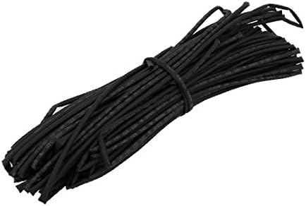 X-mosás ragályos Hő Zsugorodó Cső Wire Wrap Kábel Ujja 20 Méter Hosszú, 2 mm, Belső Átm Fekete(Tubo termorretráctil Kábel envoltura
