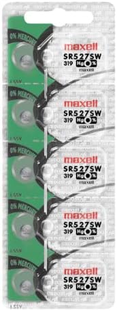 5pk Maxell SR527SW SR64 319 SR527 Ezüst-Oxid Óra Akkumulátor