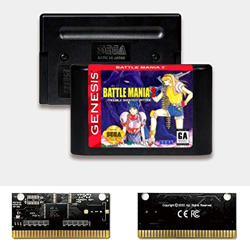 Aditi Csata Mania 2 - USA Címke Flashkit MD Electroless Arany PCB Kártya Sega Genesis Megadrive videojáték-Konzol (Régió-Mentes)