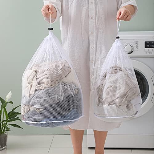 Megvastagodott, durva háló mosoda táska, fehérnemű melltartó érdekel zacskó háztartási mosógép különleges hálós táska mosoda nagy hálós zseb