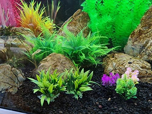 BEGONDIS 5db Akvárium Dekoráció, akvárium Mesterséges Zöld Víz a Növények Puha Műanyag