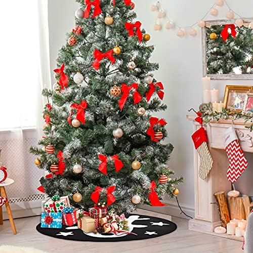 visesunny Aranyos Karácsonyi Rénszarvas karácsonyfa Alátét Fa áll Szőnyeg Padló Protector Nedvszívó Fa Állvány Tálca Szőnyeg Padló