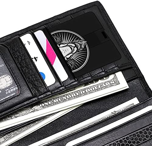 Baphomet Feje Hitelkártya USB Flash Meghajtók Személyre szabott Memory Stick Kulcs, Céges Ajándék, Promóciós Ajándékot 64G