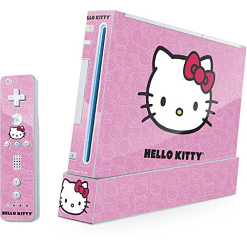 Skinit Matrica Szerencsejáték Bőr Kompatibilis a Wii-t (Tartalmaz 1 Vezérlő) - Hivatalosan Engedélyezett Sanrio Hello Kitty Arca Rózsaszín