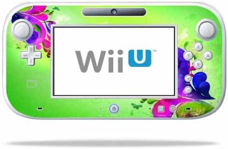 MightySkins Bőr Kompatibilis a Nintendo Wii U Gamepad Vezérlő wrap Matrica Bőr Pasztell Virágzik