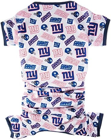 Littlearth Unisex-Felnőtt NFL New York Giants Pet Pizsama, Csapat Color, X-Kicsi
