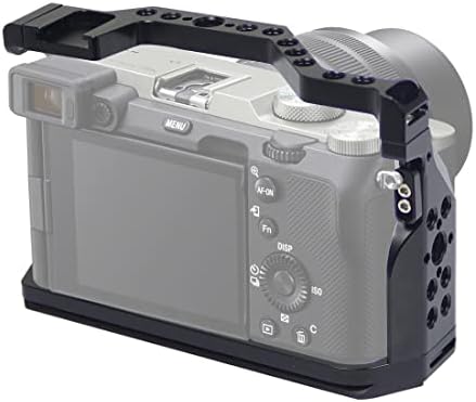 FEICHAO Kamera Ketrec Alumínium Kompatibilis Sony A7C / A7R3,A7M3, A9 Esetben Rig DSLR Fényképezőgép (Kompatibilis Sony A7C)