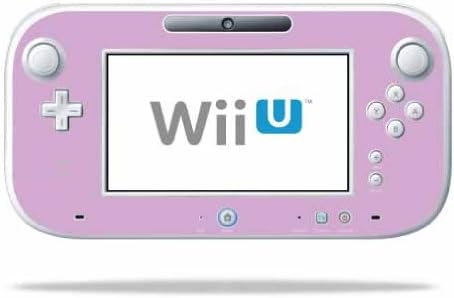 MightySkins Bőr Kompatibilis a Nintendo Wii U Gamepad Vezérlő wrap Matrica Bőr Szilárd Lila