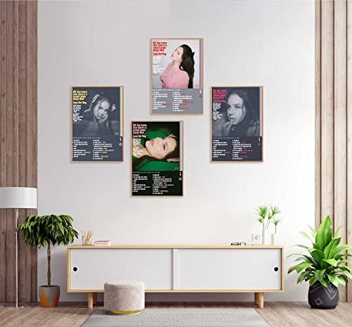Lana Del Rey Plakátok Új Zenei Album Borító tudtad, Hogy Van Egy Alagút Plakát Szoba Esztétikai Vászon Wall Art Decor (12 x 18 Keretben Készlet