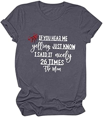 Női Tshirt Nyári Levél Nyomtatás póló, Alkalmi, Laza Sleeve Rövid Ujjú Felsők, Puha Alapvető Tee Tini Lányoknak Ajándék