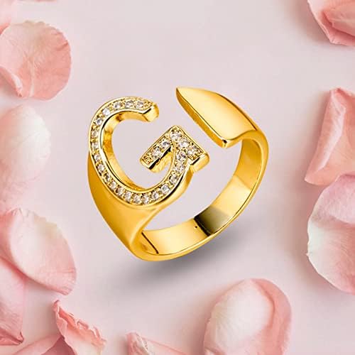 Esküvő & Eljegyzési Gyűrűk, Női Divat, Strasszos Gyémánt Állítható Nők angol Mesterséges Nyílás