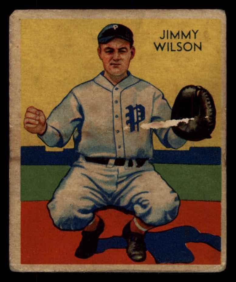 1935 Gyémánt Csillagok 22 Jimmy Wilson Philadelphia Phillies (Baseball Kártya) JÓ Phillies