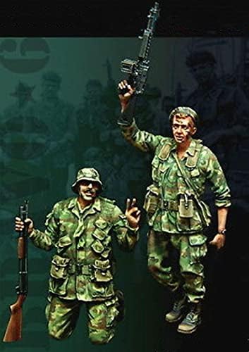 Goodmoel 1/35 Vietnami Háború idején az AMERIKAI Katonák Győzelem Egészségedre Gyanta Katona Modell Készlet (2 Fő)/Összeszerelt,