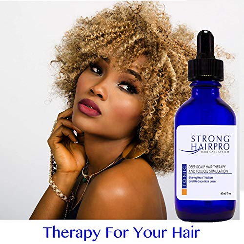 Erős HairPro, Mély Fejbőr Terápia Szérum, Tüsző Stimuláció, Megerősítése, Sűrűsödik, valamint Csökkenti a hajhullást - 2 oz