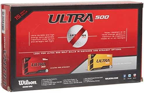 WILSON Ultra 500 Egyenesen Golf Labdák [15-Labda]