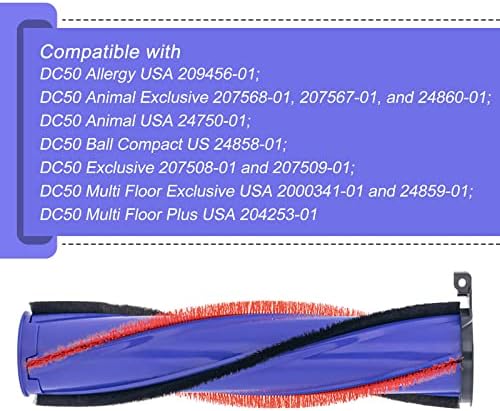 Coodss Csere Roller Kompatibilis Dyson DC50 Brushroll 964705-01, Lila, Csak Illik DC50 Allergia, DC50 Állat, DC50 Több Emelet Modellek.
