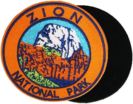 3 Zion Nemzeti Park Hímzett tépőzáras Javítás, Vicces Mém Javítás, Taktikai Hátizsák DIY