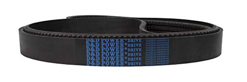 D&D PowerDrive 5VX670/05 Csíkos Öv, 5/8 x 67 OC, 5 sávos, Gumi