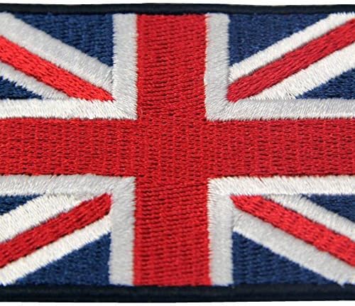 EmbTao Brit Union Jack Hímzett Javítás Anglia Lobogó egyesült KIRÁLYSÁG Nagy-Britannia Vasalót Varrni Jelkép
