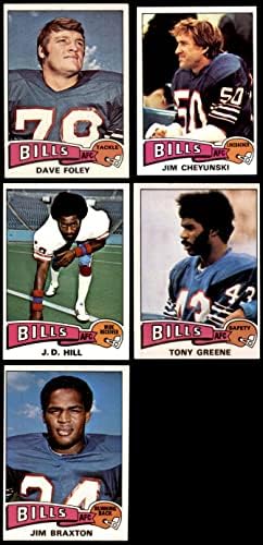 1975 Topps Buffalo Bills Csapat készen áll Buffalo Bills (Set) NM Számlák