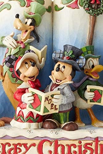 Enesco Jim Shore Disney Hagyományok Mesekönyv, Karácsonyi Ének Figura 6002840 Új