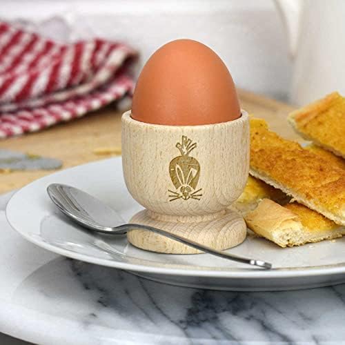 Azeeda 'Répa Kalap Nyúl' Fából készült tojástartó (EC00023090)