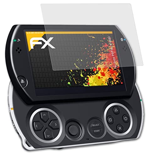 atFoliX képernyővédő fólia kompatibilis Sony PSP Go N1000 Képernyő Védelem Film, anti-reflective, valamint sokk-elnyelő FX Védő Fólia (3X)