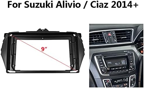9 inch autórádió Fascia Panel Suzuki Alivio/Ciaz 2015 Sztereó Dash Keret