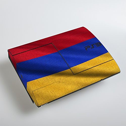 Sony Playstation 3-Superslim-Design Bőr zászló Örményország Matrica a Playstation 3-Superslim