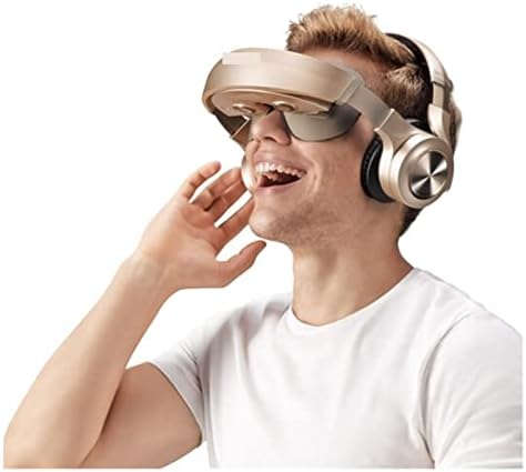 Privát Mozi VR Headset, 3D-s Mobil Mozi HD VR Virtuális Valóság Szemüveg (Szín : Arany)