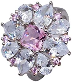 Női Gyűrű Női Gyűrű Divat Kristály Tér Diamond Princess Gyűrű Európai, illetve Amerikai Intarziás vízcsepp Eljegyzési Gyűrű