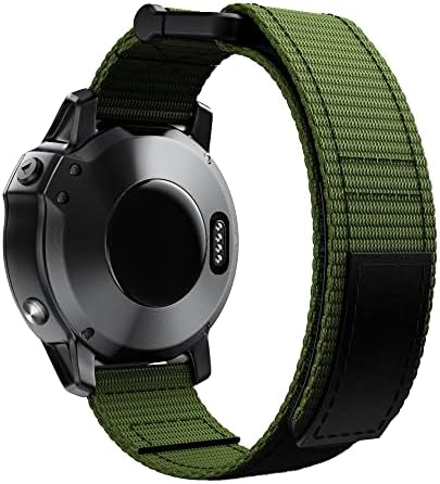 AHGDDA 26 22MM Watchband Szíj, a Garmin Fenix 5 5X Plusz 3HR 6X 6 6SPro S60 MK1 Enduro Nézni Állítható Nylon Easyfit Csukló Heveder