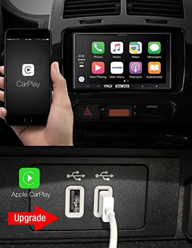 Carplay Felület USB Hub Modul, Dual USB Modul Kompatibilis a Lincoln Ford SYNC 3 Carplay, USB Hub Modul Állvány az Apple által