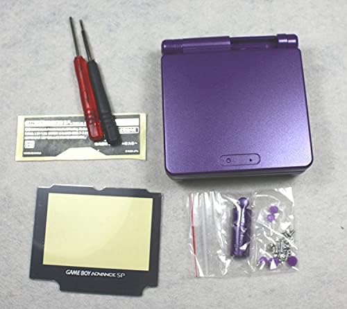 Teljes Ház Shell Pack Esetben Fedezi a GBA SP Gameboy Advance SP Shell Esetben a Gombok Készlet (Lila)