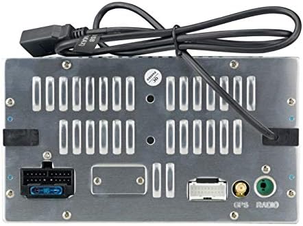 Jensen CMN86 6.8 hüvelykes LED Multimédia érintőképernyő Dupla Din autórádió |Beépített Navigációs | adóvevő-Asszisztens | Bluetooth | Kormánykerék