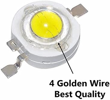 100 3W-os Nagy teljesítményű LED Chip Lámpa Izzók SMD COB Diódák Meleg Hideg Fehér Piros Zöld Kék Sárga 440 660nm Nő Könnyű Gyöngyök