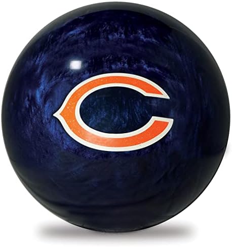 KR Strikeforce NFL Chicago Bears Undrilled Poliészter Bowling Golyó áll Rendelkezésre, 8, 10, 12, 14 &15lbs