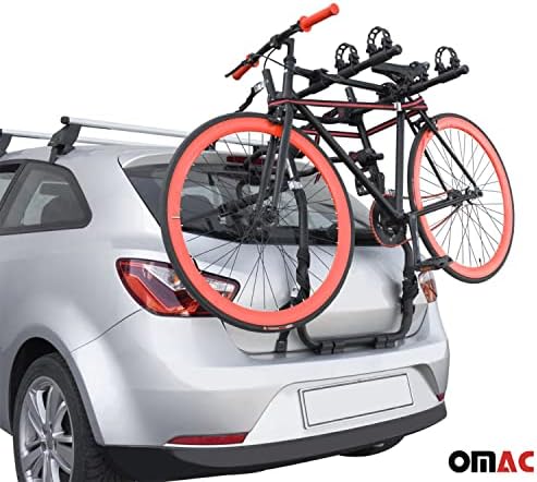 OMAC 3 kerékpártartó a Kia Sedona 2011-2023 Fekete | Csomagtartóba Szerelhető kerékpártartó 99 Kg Terhelés Összecsukható Minden Időjárási