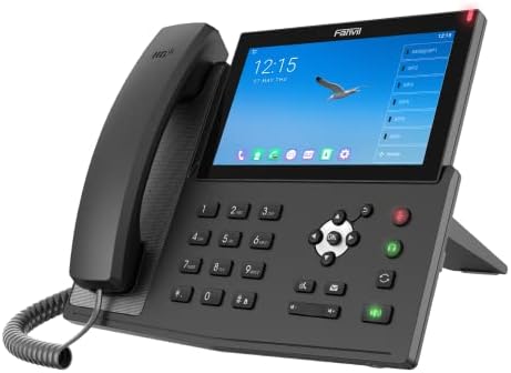 Fanvil X7A Android VoIP Telefon, 7 Inch-es Színes érintőképernyő, 20 SIP-Vonalak, 802.11 ac Wi-Fi-vel, Dual-Port Gigabit Ethernet, hálózati