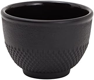 Öntöttvas Teáskanna, Japán Tetsubin Vízforraló Szett 2 Csésze Tea Infúzió (1200 ml-es, Fekete)