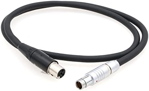 ZBLZGP RS 3-Pin Mini XLR 4 Pin Női hálózati Kábel ARRI Alexa Kamera RS/Tilta Készlet TVLogic Monitor