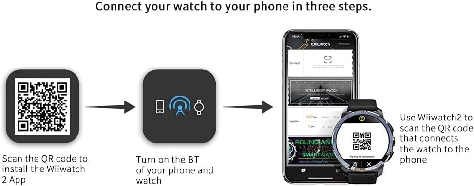OZELS Smartwatch Bluetooth-Beszélő Óra Nagy kijelző, high-end Intelligens Ellenőrző smatwatch (Szín : B)
